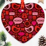 Xoxo! Ornament (Heart) Front