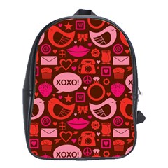 Xoxo! School Bags(large)  by Nexatart