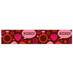 Xoxo! Flano Scarf (small) by Nexatart