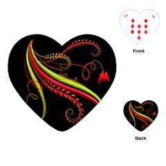 Cool Pattern Designs Playing Cards (heart)  by Nexatart