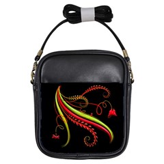 Cool Pattern Designs Girls Sling Bags by Nexatart