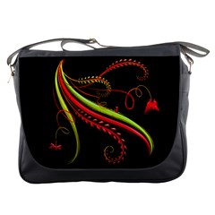 Cool Pattern Designs Messenger Bags by Nexatart