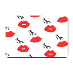 Smooch Pattern Design Small Doormat  by Nexatart