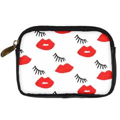 Smooch Pattern Design Digital Camera Cases by Nexatart