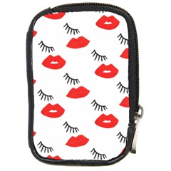 Smooch Pattern Design Compact Camera Cases by Nexatart