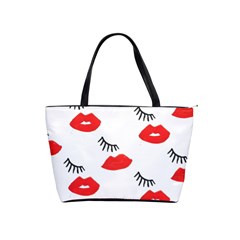 Smooch Pattern Design Shoulder Handbags by Nexatart