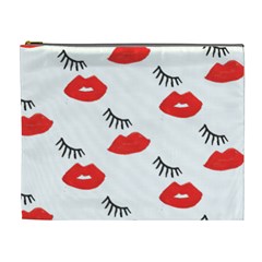 Smooch Pattern Design Cosmetic Bag (xl) by Nexatart