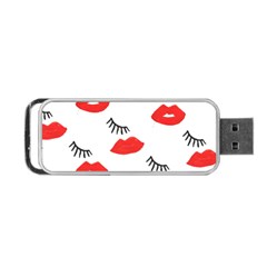 Smooch Pattern Design Portable Usb Flash (one Side) by Nexatart