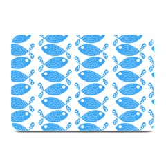 Fish Pattern Background Plate Mats by Nexatart