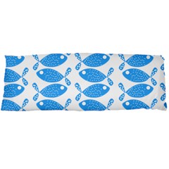 Fish Pattern Background Body Pillow Case Dakimakura (two Sides) by Nexatart