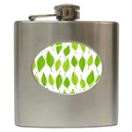 Spring Pattern Hip Flask (6 oz) Front