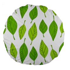 Spring Pattern Large 18  Premium Round Cushions by Nexatart