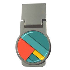 Color Schemes Material Design Wallpaper Money Clips (round)  by Nexatart