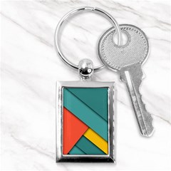 Color Schemes Material Design Wallpaper Key Chains (rectangle)  by Nexatart