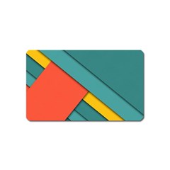 Color Schemes Material Design Wallpaper Magnet (name Card) by Nexatart