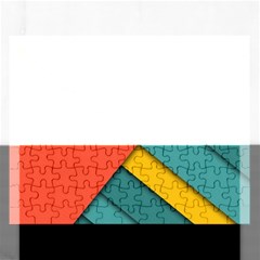 Color Schemes Material Design Wallpaper Rectangular Jigsaw Puzzl by Nexatart