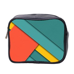 Color Schemes Material Design Wallpaper Mini Toiletries Bag 2-side