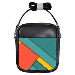 Color Schemes Material Design Wallpaper Girls Sling Bags by Nexatart