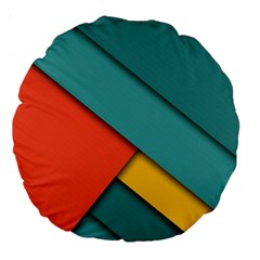 Color Schemes Material Design Wallpaper Large 18  Premium Round Cushions by Nexatart