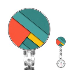 Color Schemes Material Design Wallpaper Stainless Steel Nurses Watch by Nexatart