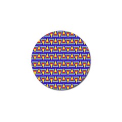 Seamless Prismatic Pythagorean Pattern Golf Ball Marker (10 Pack) by Nexatart