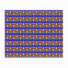 Seamless Prismatic Pythagorean Pattern Small Glasses Cloth (2-side) by Nexatart