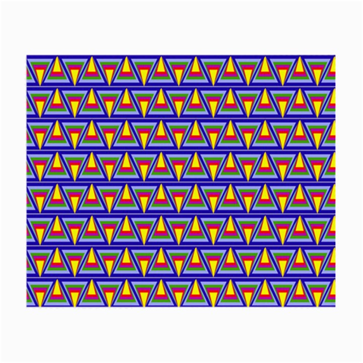 Seamless Prismatic Pythagorean Pattern Small Glasses Cloth (2-Side)