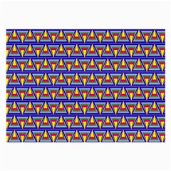 Seamless Prismatic Pythagorean Pattern Large Glasses Cloth by Nexatart