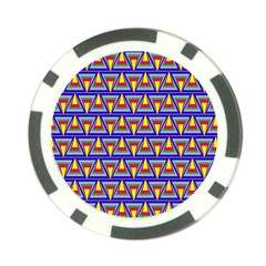 Seamless Prismatic Pythagorean Pattern Poker Chip Card Guard by Nexatart