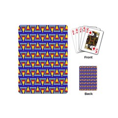 Seamless Prismatic Pythagorean Pattern Playing Cards (mini)  by Nexatart