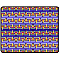 Seamless Prismatic Pythagorean Pattern Double Sided Fleece Blanket (medium)  by Nexatart