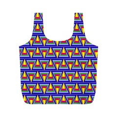 Seamless Prismatic Pythagorean Pattern Full Print Recycle Bags (m)  by Nexatart