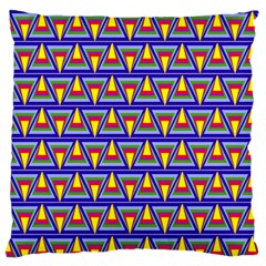 Seamless Prismatic Pythagorean Pattern Large Flano Cushion Case (one Side) by Nexatart