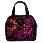 Sunset Floral Classic Handbags (2 Sides) Front