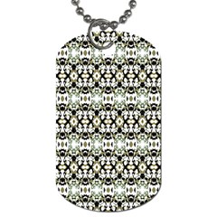 Abstract Camouflage Dog Tag (one Side) by dflcprints