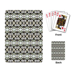 Abstract Camouflage Playing Card by dflcprints