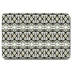 Abstract Camouflage Large Doormat  by dflcprints