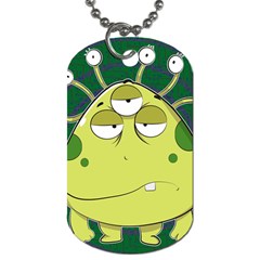 The Most Ugly Alien Ever Dog Tag (one Side) by Catifornia