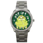 The Most Ugly Alien Ever Sport Metal Watch Front