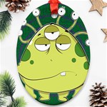 The Most Ugly Alien Ever Oval Ornament (Two Sides) Front