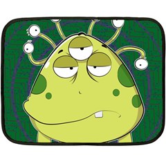 The Most Ugly Alien Ever Fleece Blanket (mini) by Catifornia