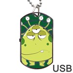 The Most Ugly Alien Ever Dog Tag USB Flash (Two Sides) Front