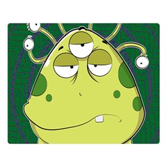 The Most Ugly Alien Ever Double Sided Flano Blanket (large)  by Catifornia