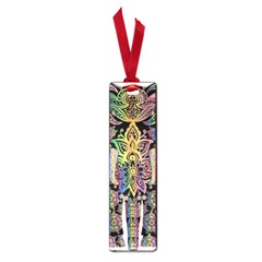 Prismatic Floral Pattern Elephant Small Book Marks by Nexatart