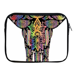 Prismatic Floral Pattern Elephant Apple Ipad 2/3/4 Zipper Cases by Nexatart