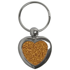 Giraffe Remixed Key Chains (heart)  by Nexatart