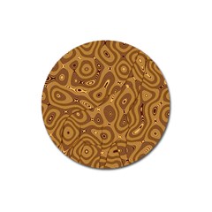 Giraffe Remixed Magnet 3  (round) by Nexatart