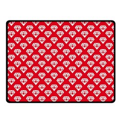 Diamond Pattern Double Sided Fleece Blanket (small)  by Nexatart