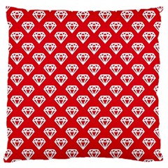 Diamond Pattern Large Flano Cushion Case (two Sides) by Nexatart