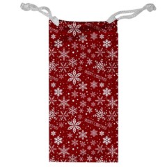 Merry Christmas Pattern Jewelry Bag by Nexatart